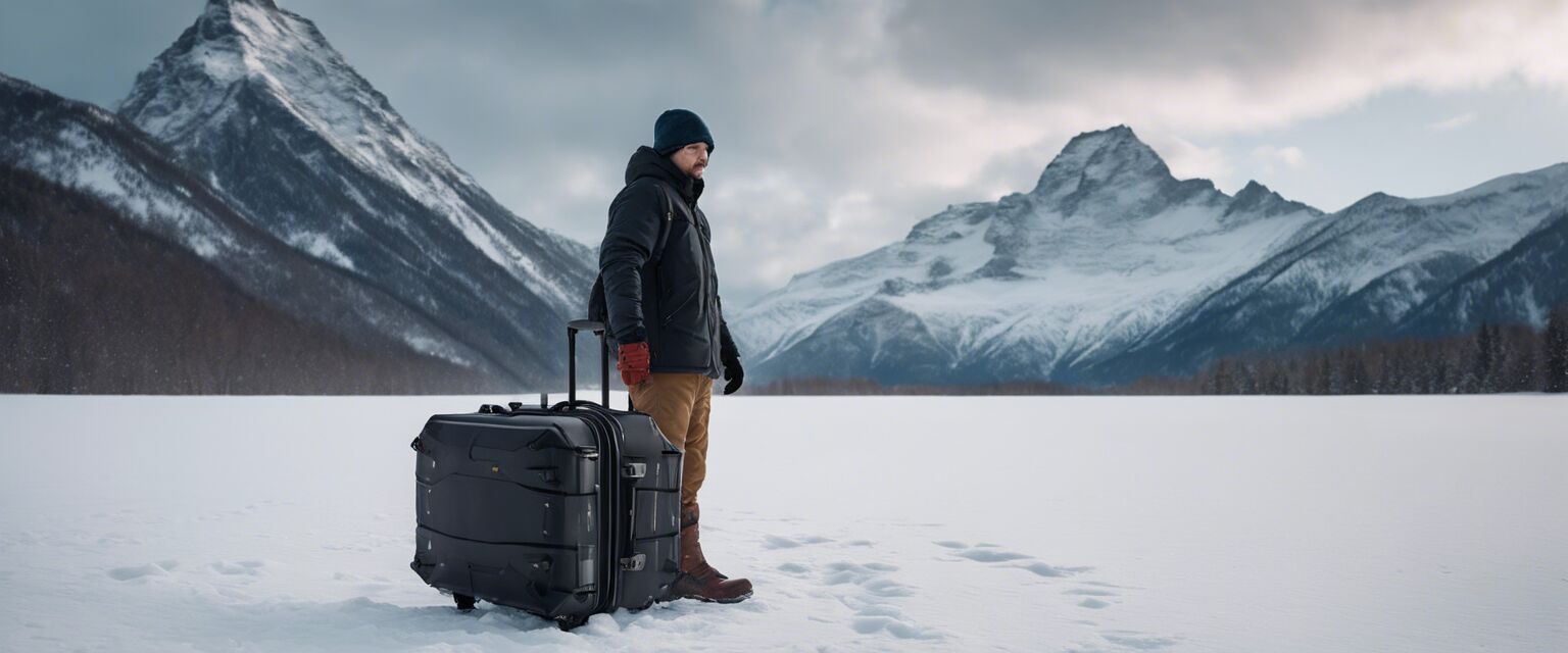 Waterproof Rolling Tote in Snow