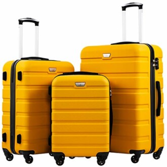 Coolife Luggage 3 Piece Set